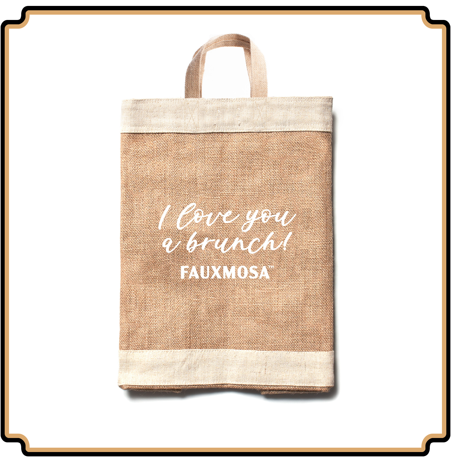 FAUXMOSA x Apolis Tote Bag Drink FAUXMO