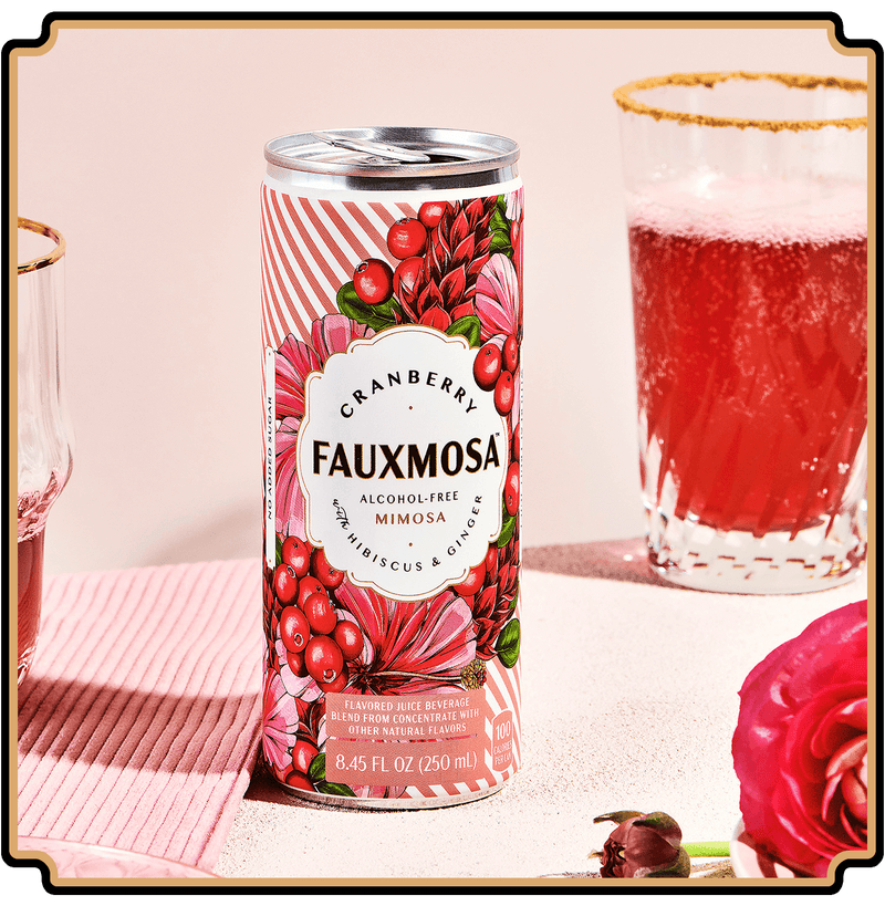 FAUXMOSA CRANBERRY with HIBISCUS & GINGER