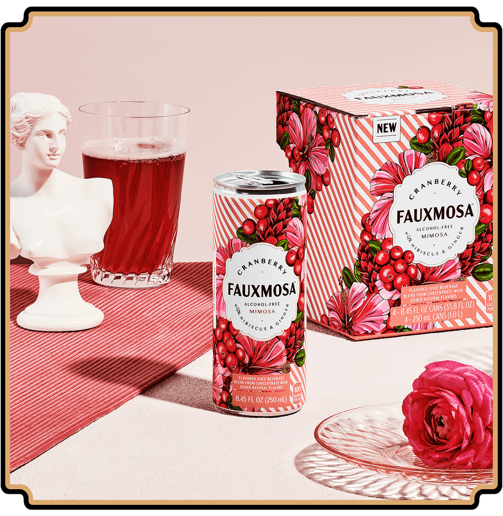 FAUXMOSA CRANBERRY with HIBISCUS & GINGER