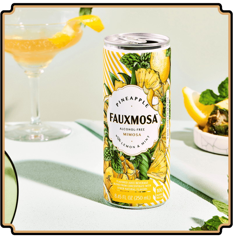 FAUXMOSA PINEAPPLE with LEMON & MINT