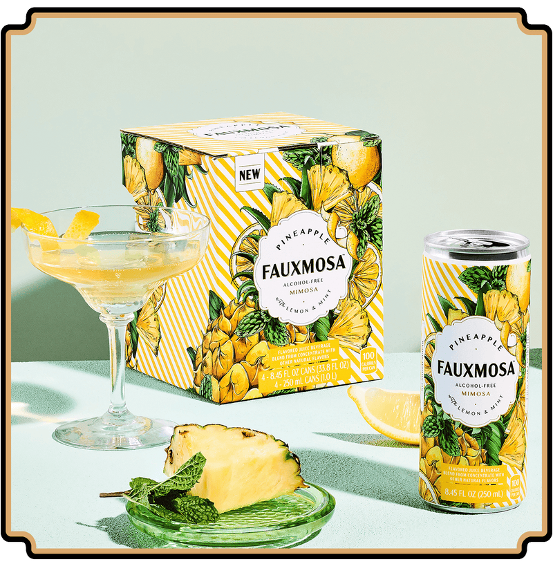 FAUXMOSA PINEAPPLE with LEMON & MINT